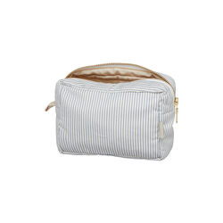Schminktasche, classic stripes blue/praline, 2er-Pack, Cam Cam Copenhagen