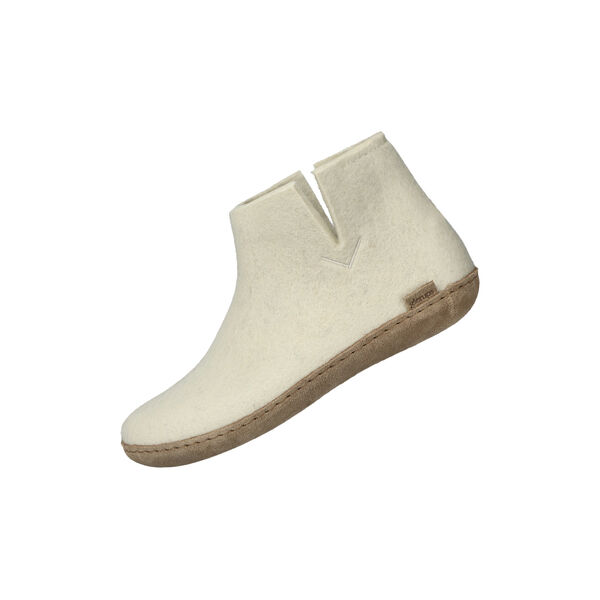 Filzstiefelette, weiß Filzstiefelette, weiß, Glerups
