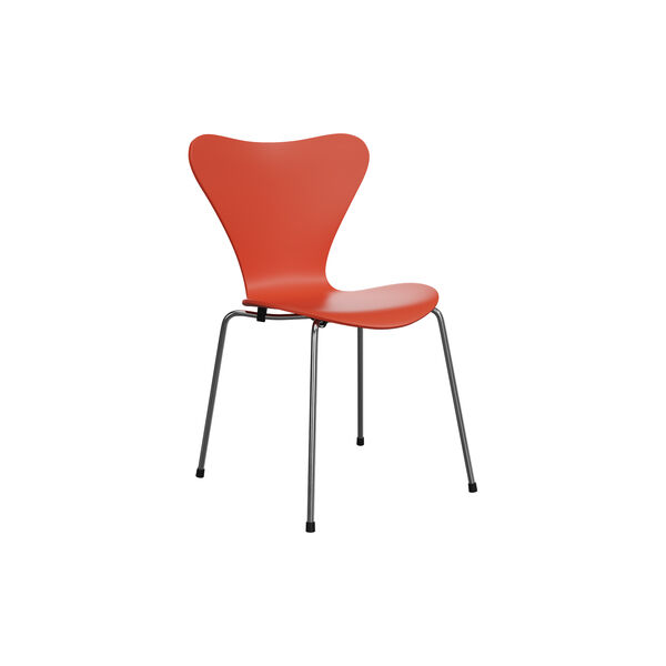 Series 7&trade; 3107 Verner Panton 100 Stuhl, orange, Fritz Hansen