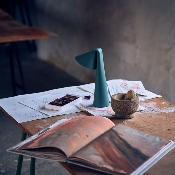 Ami Portable Table Lamp, sage green, FRANDSEN