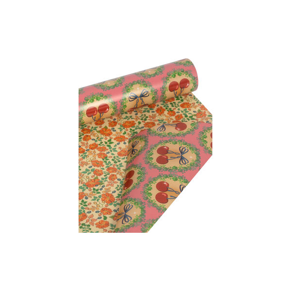 Geschenkpapier, cherry Schleife/Kaluka, Konges Sl&oslash;jd