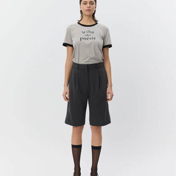 ElsaSW Bermuda-Shorts aus Anzugstoff, dark grey, Sofie Schnoor
