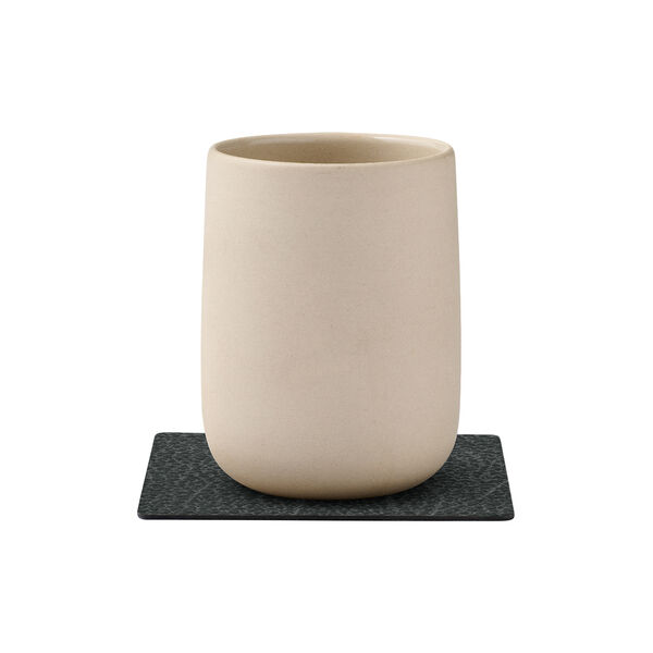 Hippo glass mat Square, anthracite, LIND DNA