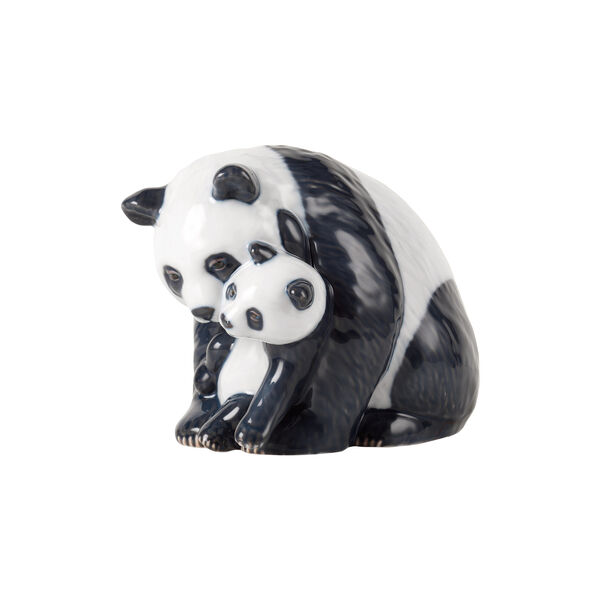 Panda mit Jungtier Figur, Royal Copenhagen