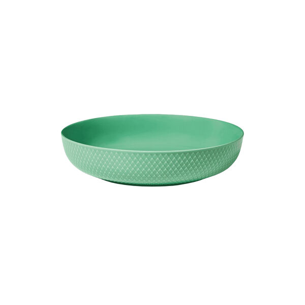 Rhombe Color Serving Bowl, green, Lyngby Porcel&aelig;n