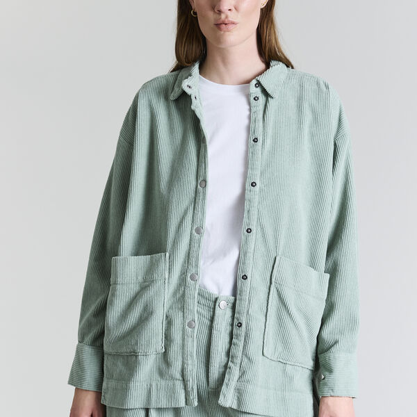 Berubetto Long Jacket, sage green, BITTE KAI RAND