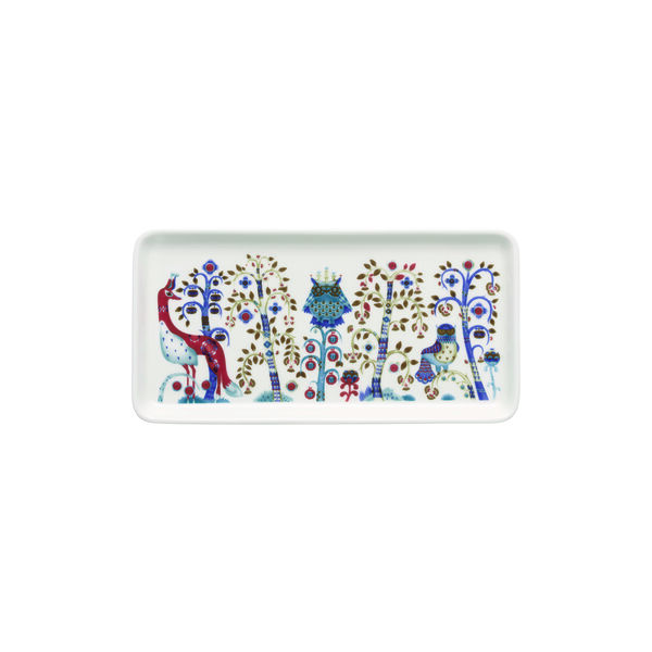 Taika plate rectangle, white, Iittala