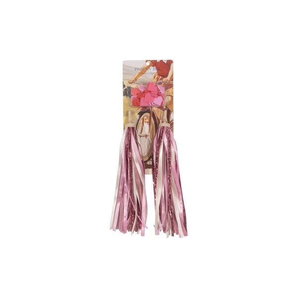 Fahrrad-Lenkerfransen und Perlen, pink glitter Fahrrad-Lenkerfransen und Perlen, pink glitter, Konges Sløjd