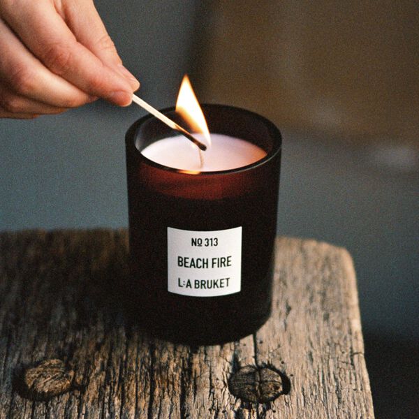 No. 313 Candle, beach fire, L:a Bruket