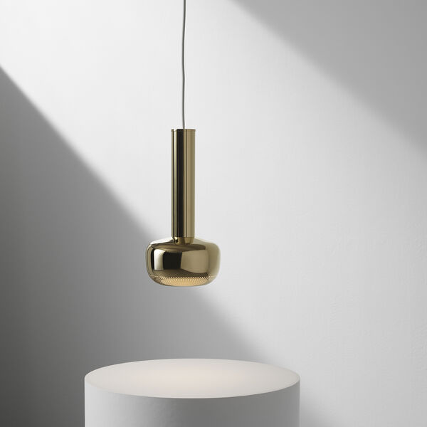 VL 56 Pendant, polished brass, Louis Poulsen