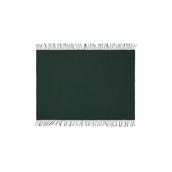 Franja Throw, 01237 green-black, Silkeborg Uldspinderi