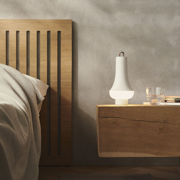 Tomoshi Portable Table Lamp, white, Louis Poulsen