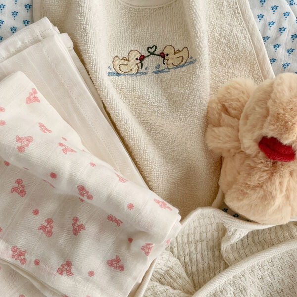 Figo 2er-Pack Terry Bibs, antikwei&szlig;, Konges Sl&oslash;jd