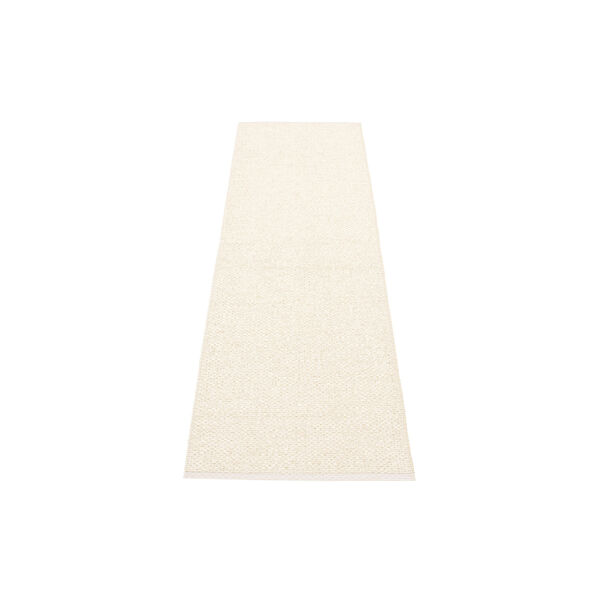 Svea Plastic Rug, white metallic/white, Pappelina
