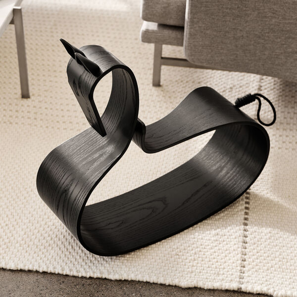 Rocking Horse, black ash, Fritz Hansen