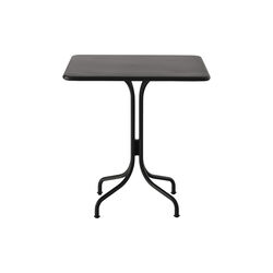 Thorvald SC97 Outdoor Café Table Square, warm black, &Tradition