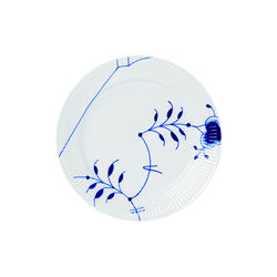 Blau Mega Gerippt Teller &Oslash; 25 cm, Nr. 9, Royal Copenhagen
