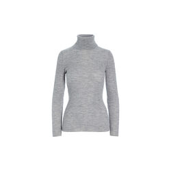 Rollkragenpullover aus Schurwolle, grey melange, BITTE KAI RAND