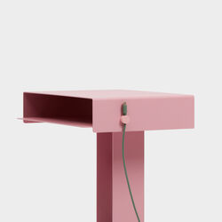 Cable Clips, bubble gum, Pedestal
