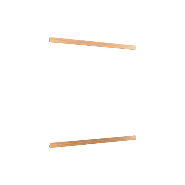 Display SINGLE for Vinyl Records, oak, KRISTIAN JUUL