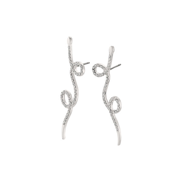 Ebba Earrings, silver, Pilgrim