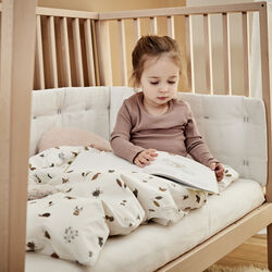 Bumper for Leander Linea™ and Luna™ Baby Cot, snow, Leander