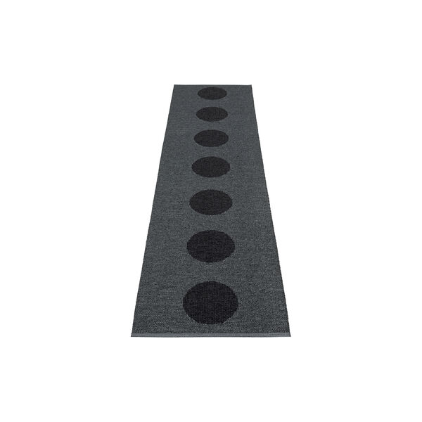 VERA 2.0 Rug, black/black, Pappelina