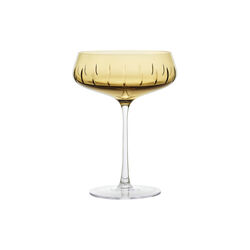 Champagne Coupe Single Cut, amber, Louise Roe