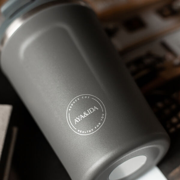 CUP2GO, dark grey, AYA&IDA