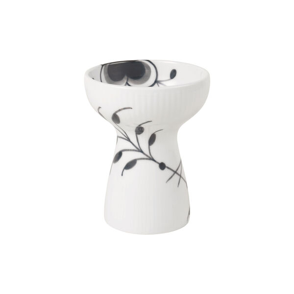 Schwarze Mega Riflet-Vase 11 cm, Royal Copenhagen