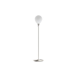Around The World Floor Lamp, opal/brushed steel, UMAGE