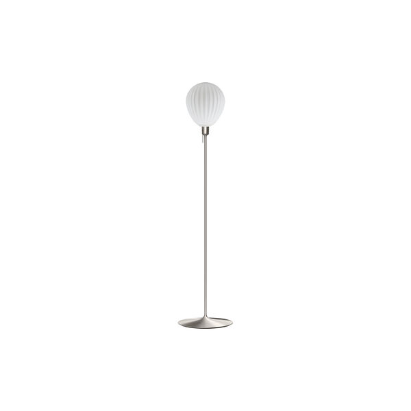 Around The World Floor Lamp, opal/brushed steel, UMAGE