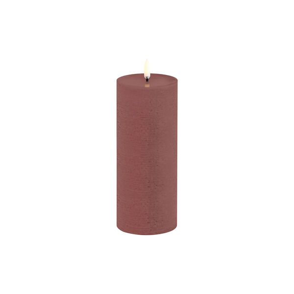 LED Pillar Candle 20 cm, terracotta, Uyuni Lighting