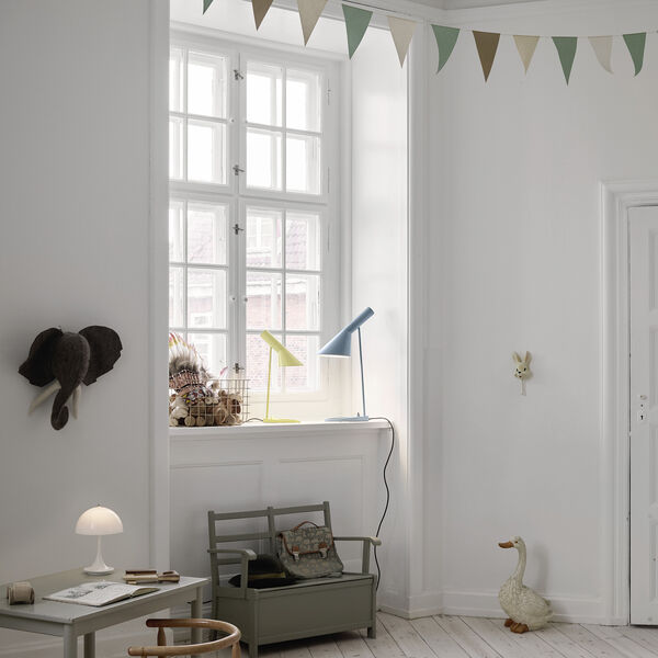 AJ Table Lamp, dusty blue, Louis Poulsen