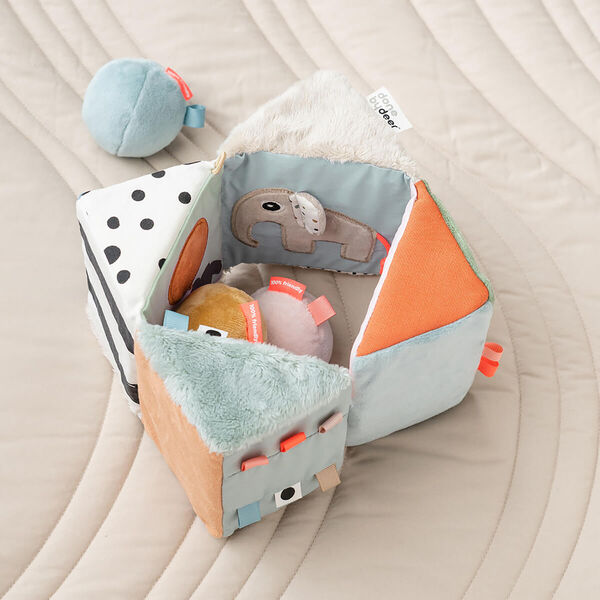 Reh Freunde Faltwürfel, farbmix, Done by Deer