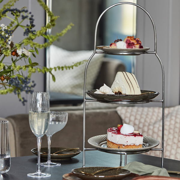 HDSana Telleraufsatz 3, silberfarben, House Doctor