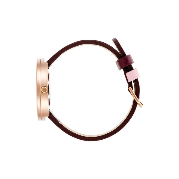 Picto Armbanduhr 40 mm, staubiges rosa/matt rosa, Picto
