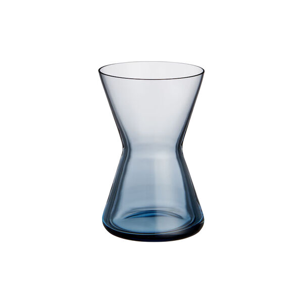 Mittsommer Pfirsichbl&auml;ttrige Glockenblume Mini-Vase 8,6 cm, blau, Orrefors