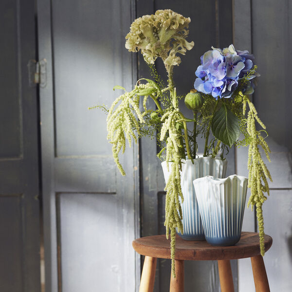 Hammersh&oslash;i Unfold Vase, blau, K&auml;hler