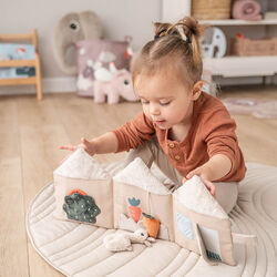 Lalee Lalees Haus Staubtuch, sand, Done by Deer