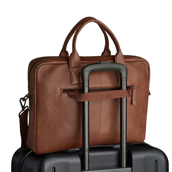 KnoxMBG Laptoptasche, cognac, Markberg