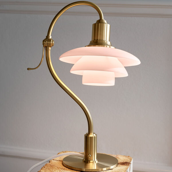 PH 2/2 Question Mark Pale Rose Table Lamp, Louis Poulsen