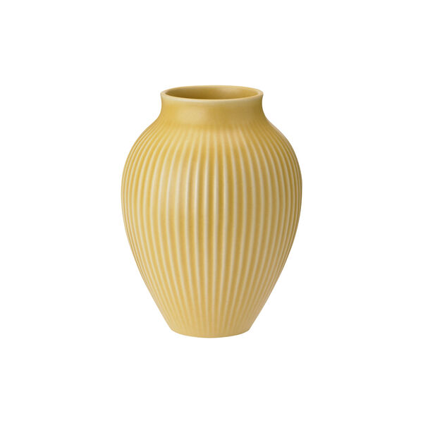 Knabstrup Vase Ripple, gelb Knabstrup Vase Ripple, gelb, Knabstrup Keramik