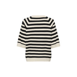 MadieIW T-Shirt, black / whisper white stripe, InWear