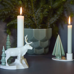 Winter Stories Reindeer candlestick, Dottir Nordic Design