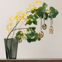 Osterei zu Ostern 2026, forgyldt/gr&oslash;n, Georg Jensen