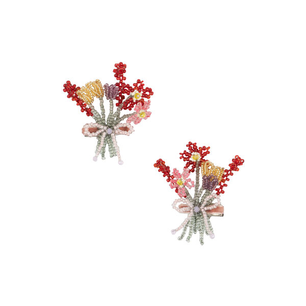 2er-Pack perlenbesetzte Blumen-Haarclips, Konges Sl&oslash;jd