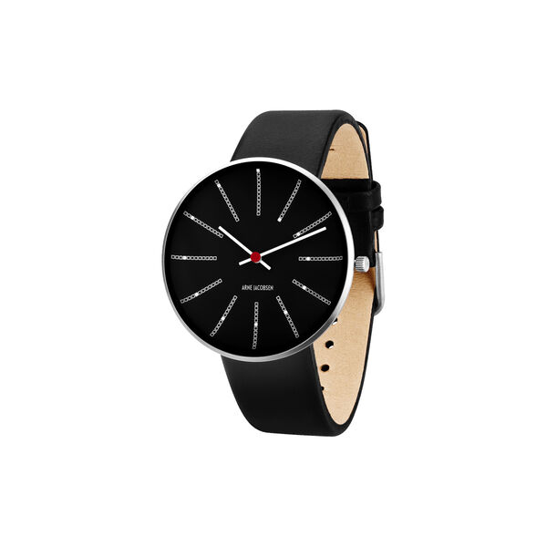 Bankers Armbanduhr, black Bankers Armbanduhr, black, Arne Jacobsen Watches