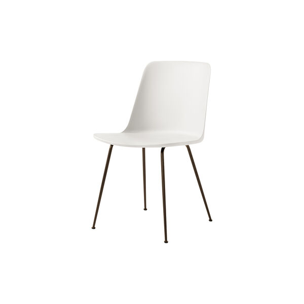 Rely HW6 Dining Chair, white/bronze, &Tradition
