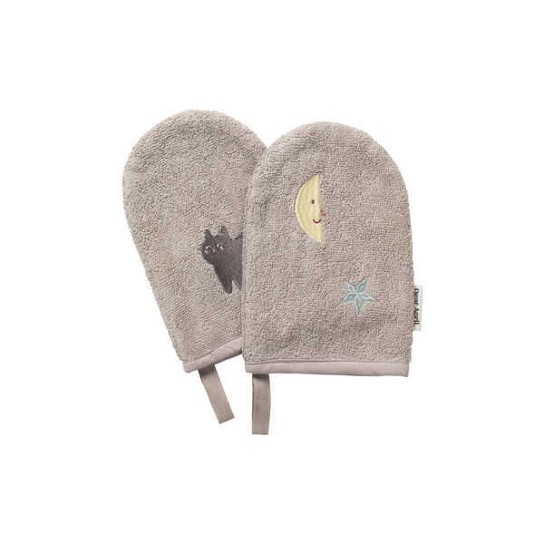 Paw Bath Gloves, moon cat, Dear April